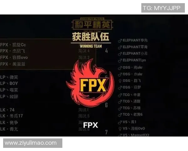 和平精英战术解析：深入探讨FPX战队的防守与反击策略